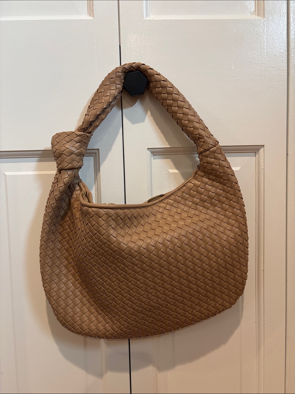 Melie Bianco Brigitte Large Satchel - Light Sand - Picture 3 of 7
